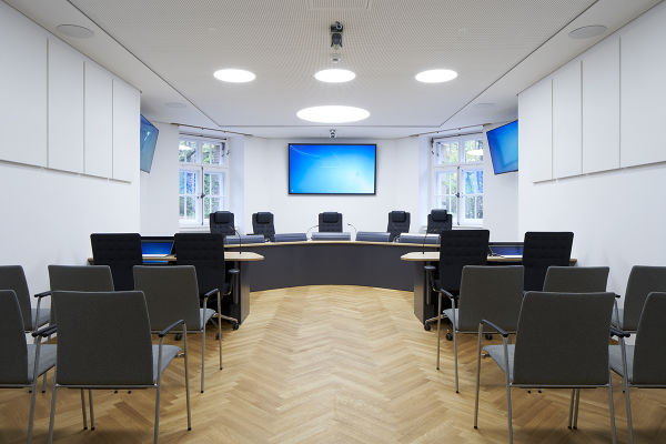 Bundesfinanzhof, Errichtung eines Elektronischen Gerichtssaals mit Sitzungszimmer